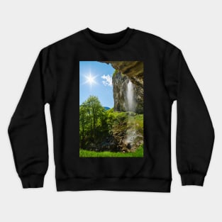 Vanturatoarea waterfall Crewneck Sweatshirt